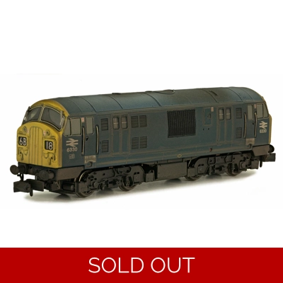DAPOL 2D-012-012D N Gauge CLASS 22 6330 BR Blue FYP Weathered DCC Fitted